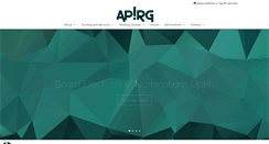Desktop Screenshot of apirg.org